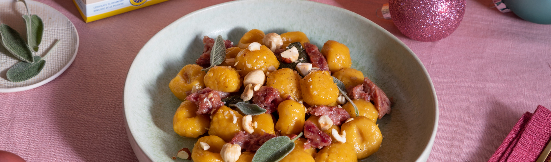 Gnocchi di zucca con Cotechino Modena IGP